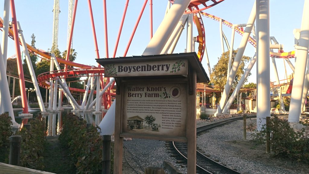 Silver Bullet Rollercoaster Ride. Knott's Berry Farm Theme Park